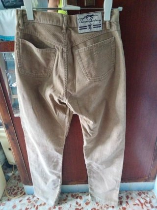 Pantalón pana Burberry beige talla M