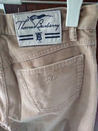 Pantalón pana Burberry beige talla M