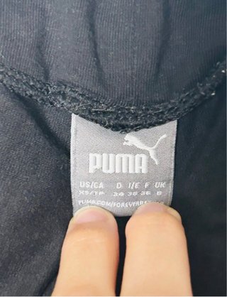 Leggings Puma Negros y Morados