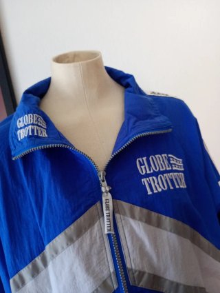 Chaqueta Vintage Globe Trotter Azul
