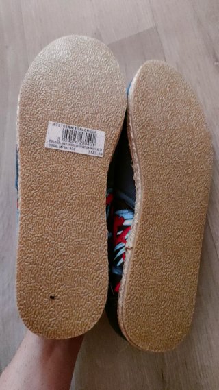 Alpargatas Superdry  Azul oscuro y Floral Logo