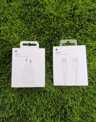 Cargador iPhone 20w y cable USB c a USB c 2 metros