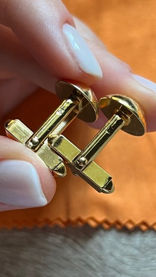 Gemelos Louis Vuitton Dorados
