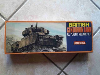 Kit Modellismo Aurora British Centurion Tank 1/48
