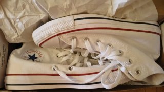 Converse All Star Botas Blancas Nuevas Talla 39