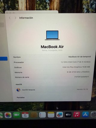 MacBook Air 13” 2020 i7