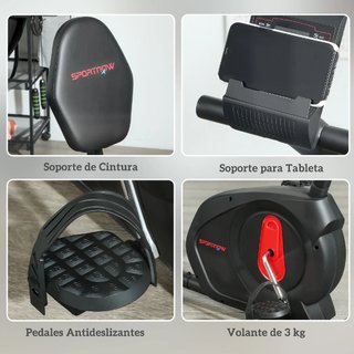 Bicicleta Estática con Respaldo