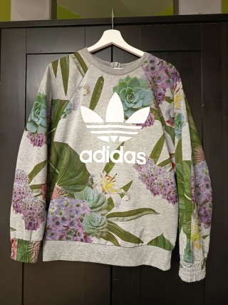Sudadera Adidas floral Talla M (38)