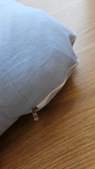 Almohada Maternidad Forma U Azul