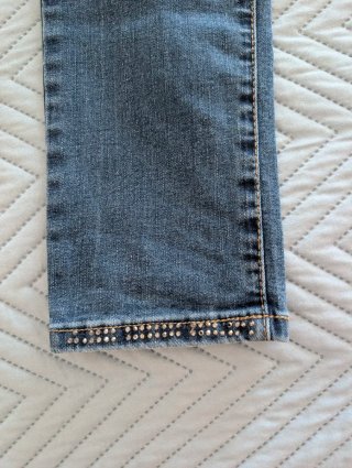 Pantalón vaquero pitillo azul
