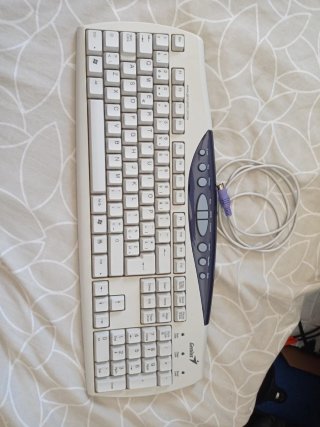 Teclado PC Genius PS2 Antiguo Beige