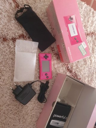 Game Boy Micro Rosa Completa A Estrenar! PAL ESP