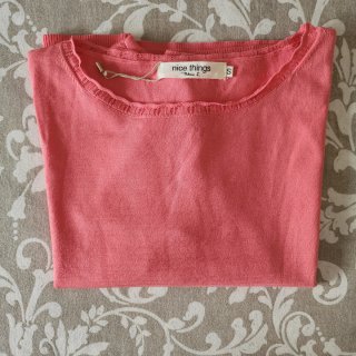 Jersey oversize  Nice Things coral T.S