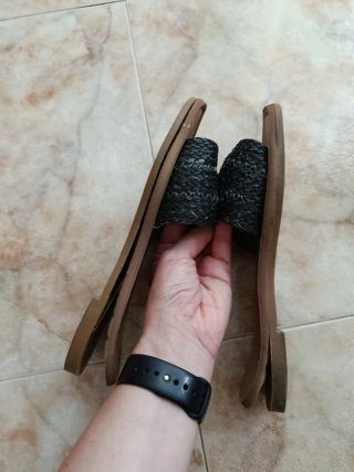 Sandalias negras mujer talla 38