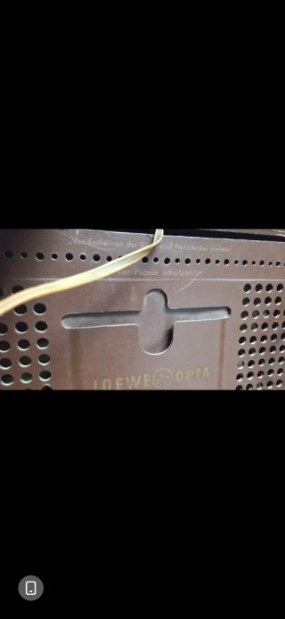 Radio Loewe Vintage Marrón