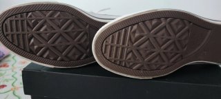 Converse Blancas Corazón Dorado