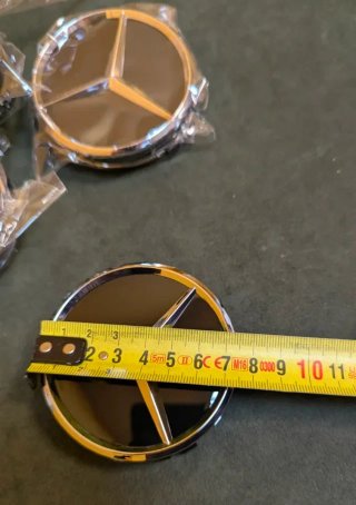 Tapabujes Mercedes Benz 75mm (4 unidades)