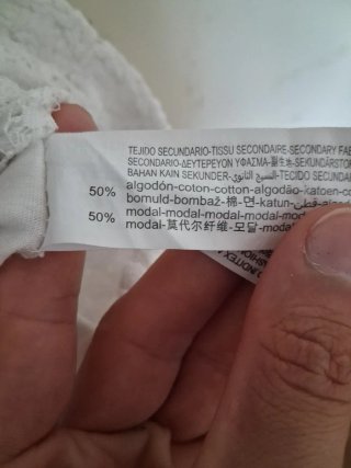 Camiseta Stradivarius Blanca Talla S