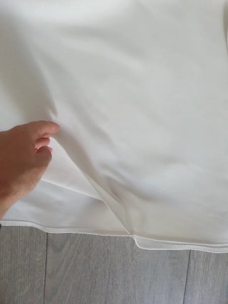 Falda Zara blanca