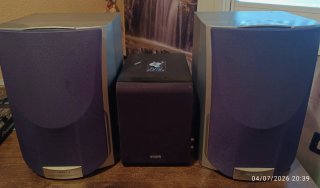 Altavoces Aiwa SX-WNBL53 3 vías con subwoofer.