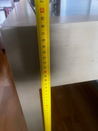 Escritorio moderno cristal y madera