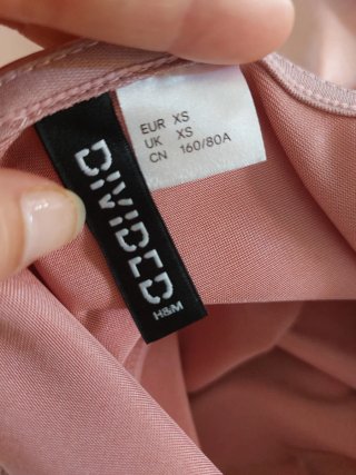 Mini abito satin rosa