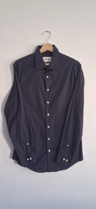Camisa azul de vestir Goodfellow & Co con puntos