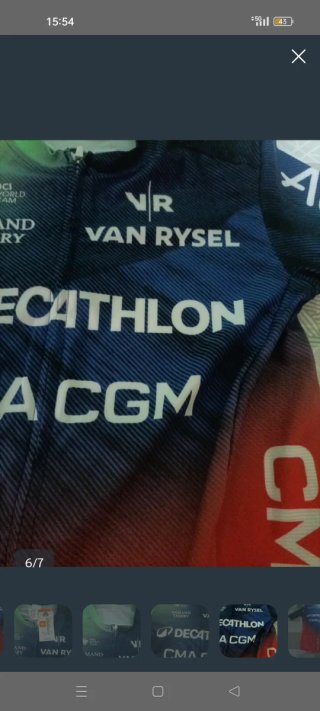 Maillot Ciclismo RCR 2026. Talla L. SIN ESTRENAR