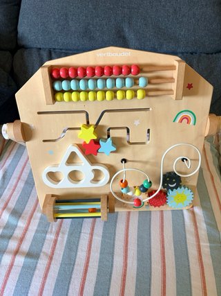 Juego sensorial madera bebé