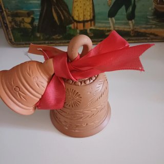 Lotto 2 campanelle in terracotta