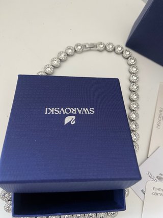 Collar Swarovski Donna in Argento