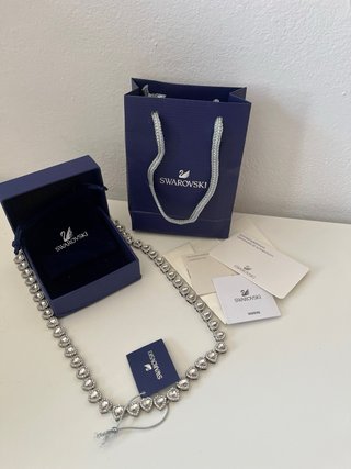 Collana SwarovskiCuore Argento Donna
