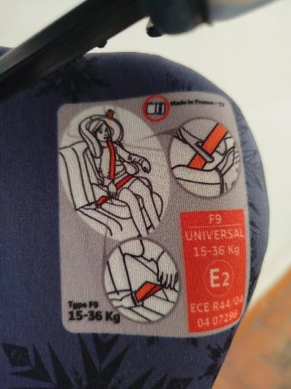 Silla de coche Frozen sin isofix
