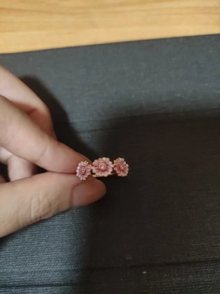 Anillo Pandora Flores Rosa Talla 52mm
