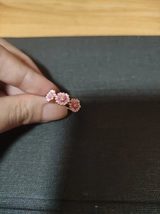 Anillo Pandora Flores Rosa Talla 52mm