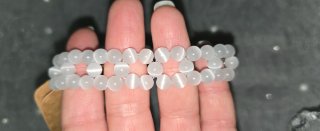 Conjunto Joyas  con abalorios ojo de gato