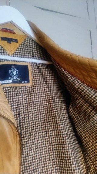 Chaqueta de Piel Tommy Hilfiger Beige