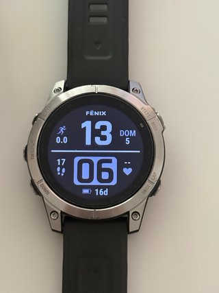 Reloj Garmin Fenix 7 Plata y Negro
