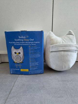 Búho Peluche Sonidos y Luz Bebé
