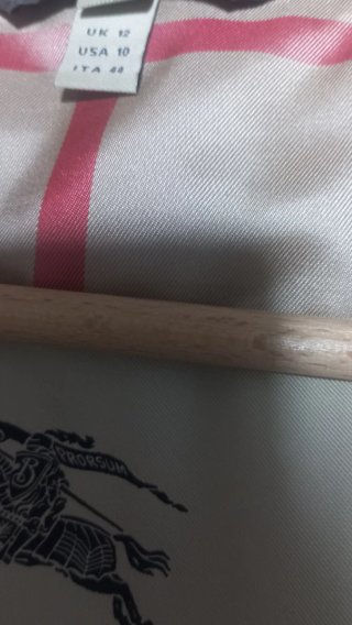 Gabardina Burberry Verde Multicolor