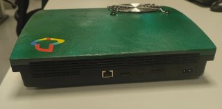 Ps3 Custom Verde con Mando