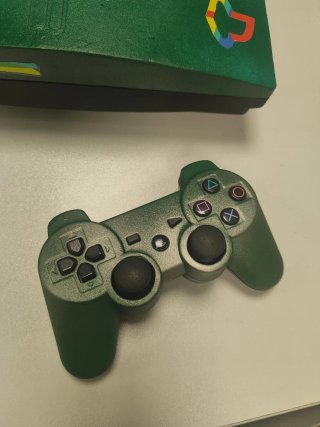 Ps3 Custom Verde con Mando