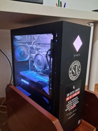 PC Gaming Completo Negro/Azul