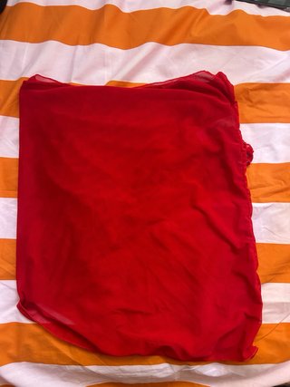 Parte de abajo bikini Zaalc rojo+ pareo falda