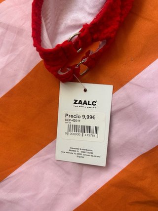 Parte de abajo bikini Zaalc rojo+ pareo falda