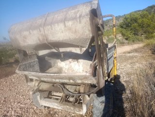 Dumper autocargante con arranque eléctrico
