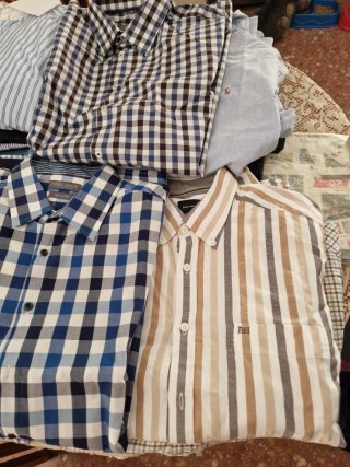 Lote 20 Camisas Manga Larga Talla 40-41