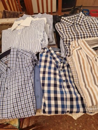 Lote 20 Camisas Manga Larga Talla 40-41