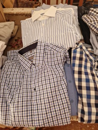 Lote 20 Camisas Manga Larga Talla 40-41