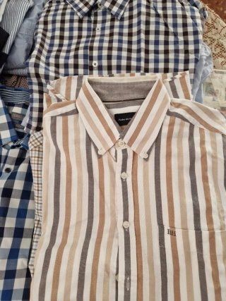Lote 20 Camisas Manga Larga Talla 40-41
